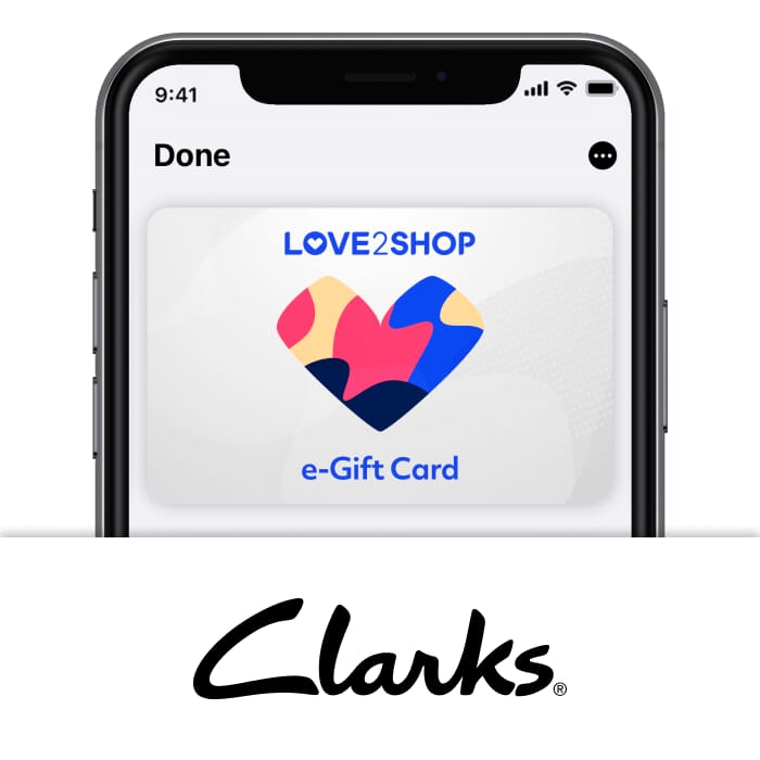 Image of a Clarks e-Gift Card